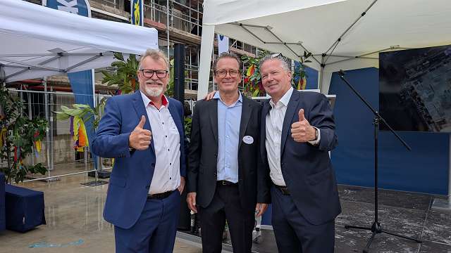 v.l.n.r EGK-Geschäftsführer Gernandt, Ebertz & Benke